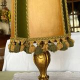 Lampe à poser bois vintage