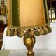 Vintage wooden table lamp