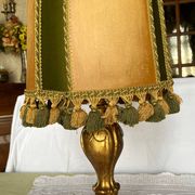 Vintage wooden table lamp