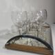 Plateau 1940 - 10 glasses on foot
