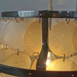 Vintage mother-of-pearl chandelier from the 70s