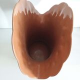 Old vase signed chaumette terracotta art nouveau