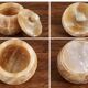 Small vintage box in honey and cream onyx – Jewellery box