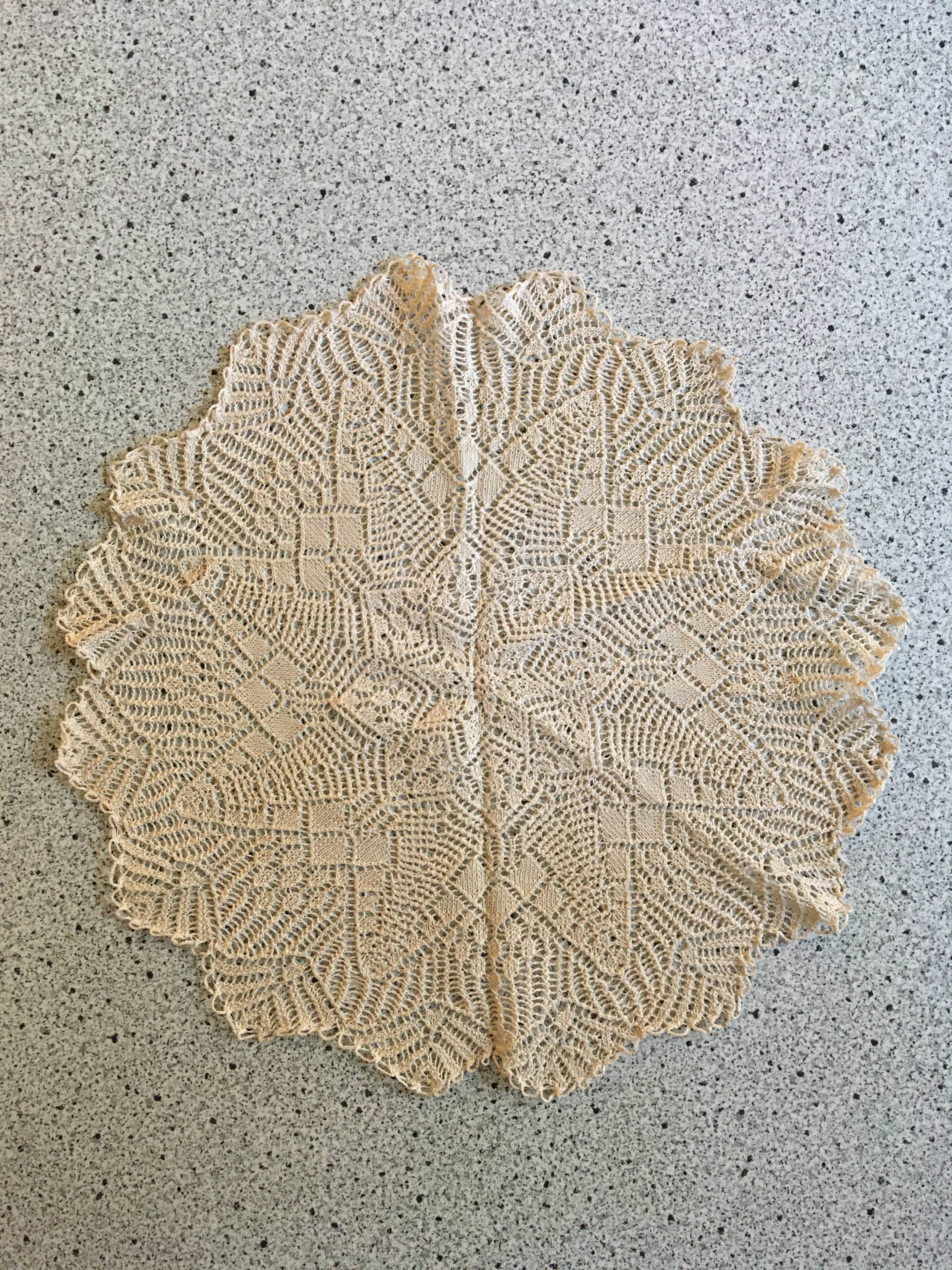 Vintage round placemat ø43