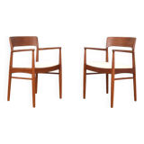 Danish Teak Dining Chairs by Henning Kjærnulf for Korup Stolefabrik, 1960s,