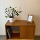 Small vintage 1960s display cabinet/TV unit