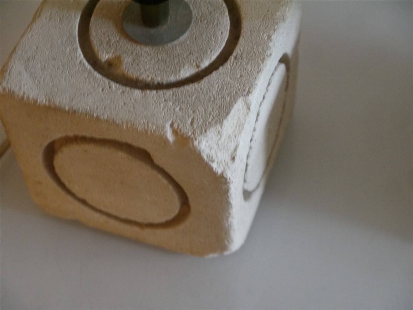 Pair of lamps made of Gard stone, 1970.