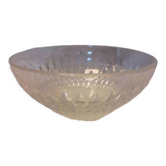 Vintage glass salad bowl