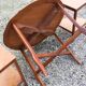 Coffee table nesting tables in cherry wood in classic style from the 60s/70s