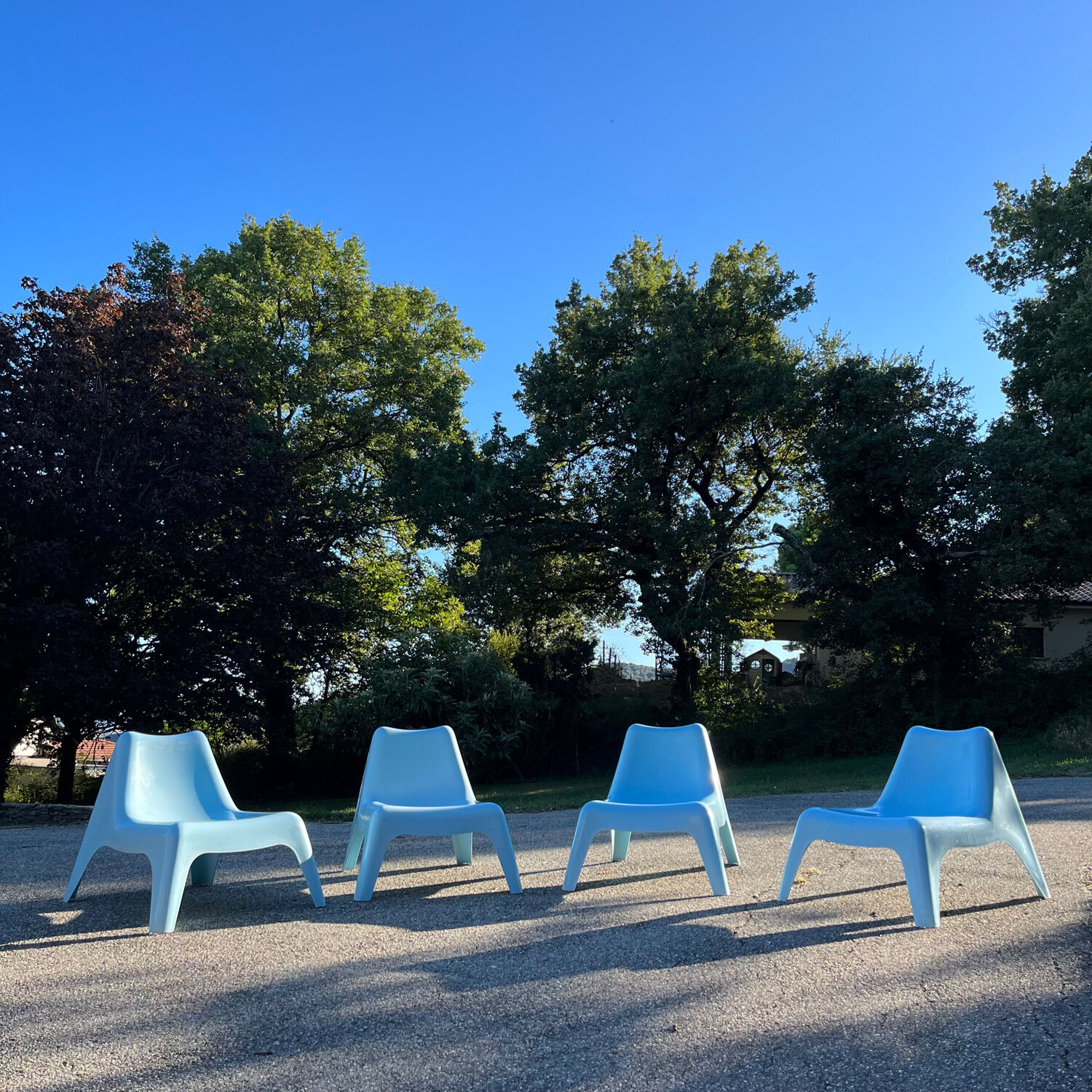 4 outdoor chairs Vagö, Thomas Sandell, PS IKEA 2000