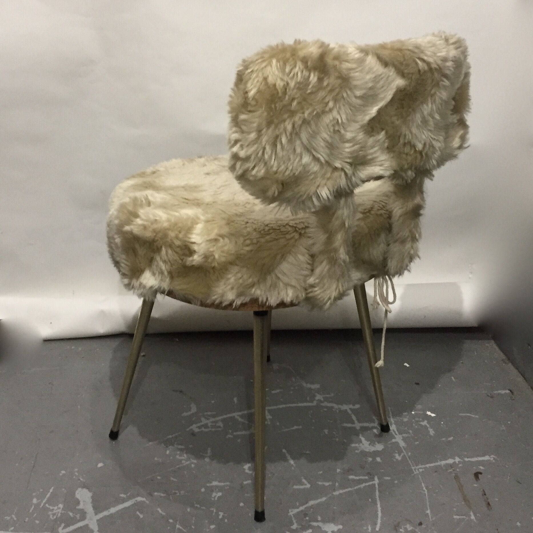 Pelfran beige cream chair