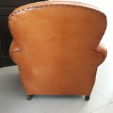 Paire de fauteuils club 1950