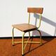 Chaise d'école tubax. vintage 50s