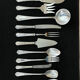 Ercuis cutlery set 131 pieces in metal Louis XV style, rocaille