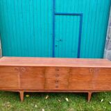 Vintage 1960s Scandinavian teak sideboard by Sven Ellekaer