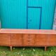 Vintage 1960s Scandinavian teak sideboard by Sven Ellekaer