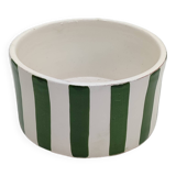 Striped ceramic pot holders unique artwork