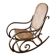 Antique Thonet bentwood rocking chair, original label.