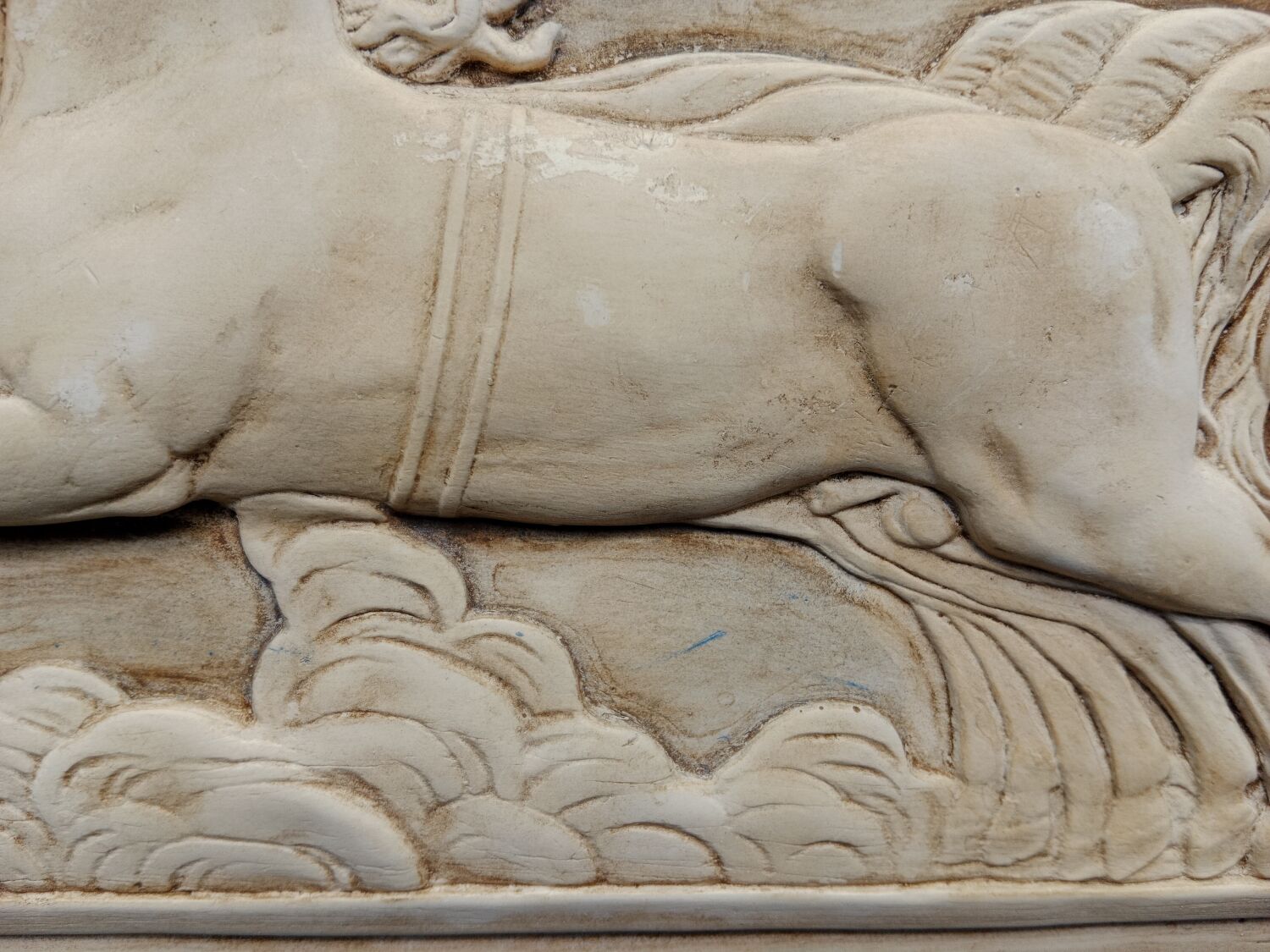 Plaster bas-relief