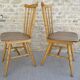 Pair of Baumann bistro chairs, Menuet model