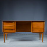 Mid-Century Danish Modern Desk Teak by Svend Madsen for Falster, 1970s