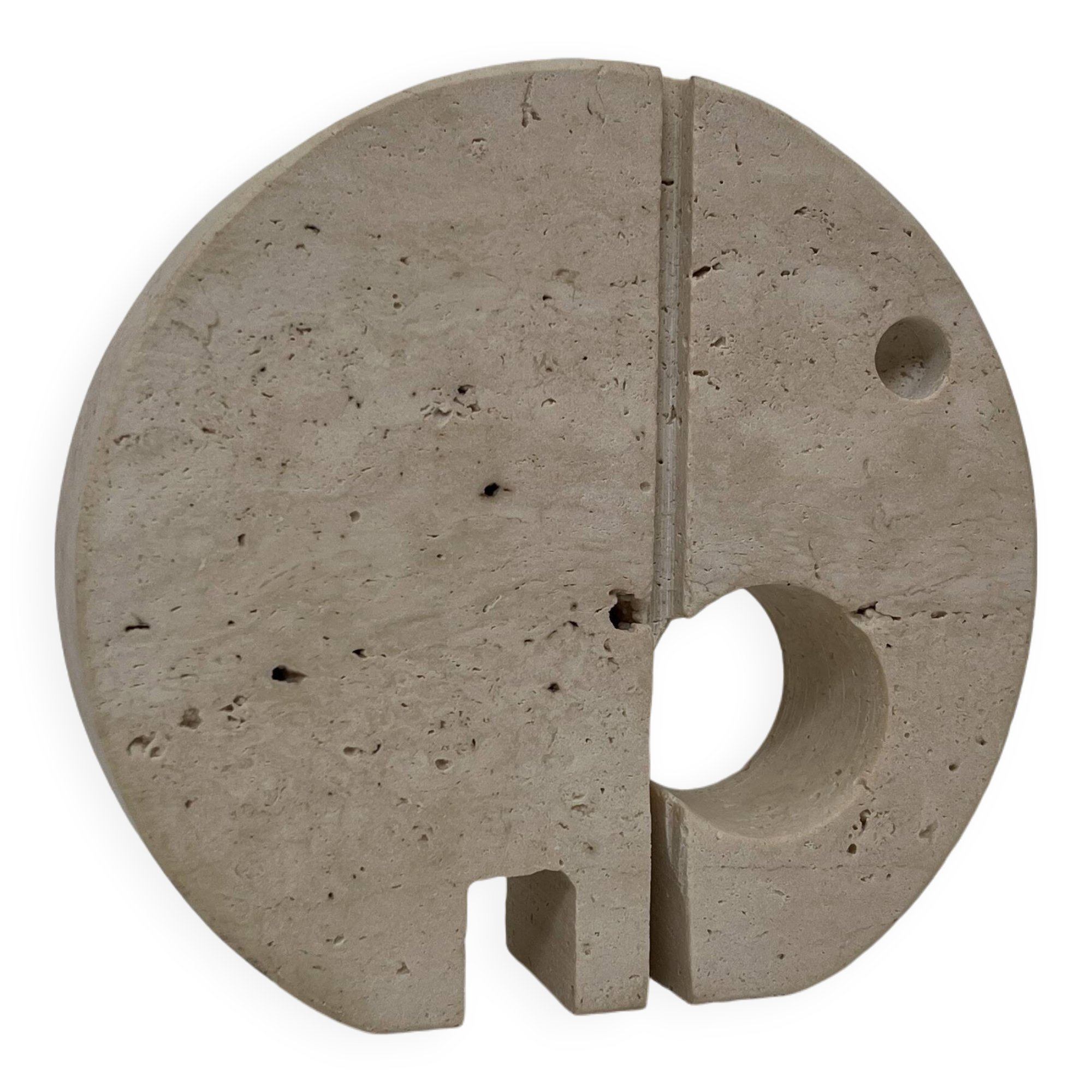 Elephant in travertine Fratelli Mannelli Italy 1970s