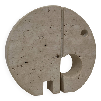 Elephant in travertine Fratelli Mannelli Italy 1970s
