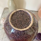 Large ceramic vase 80 style Memphis speckled terrazzo