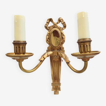 Bronze electrified wall light