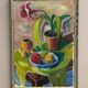 Original Swedish Oil on Canvas – “Flowers and Fruit” by Bror Göransson