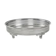 Silver platter, Italian design, 1970s, made in Italy
