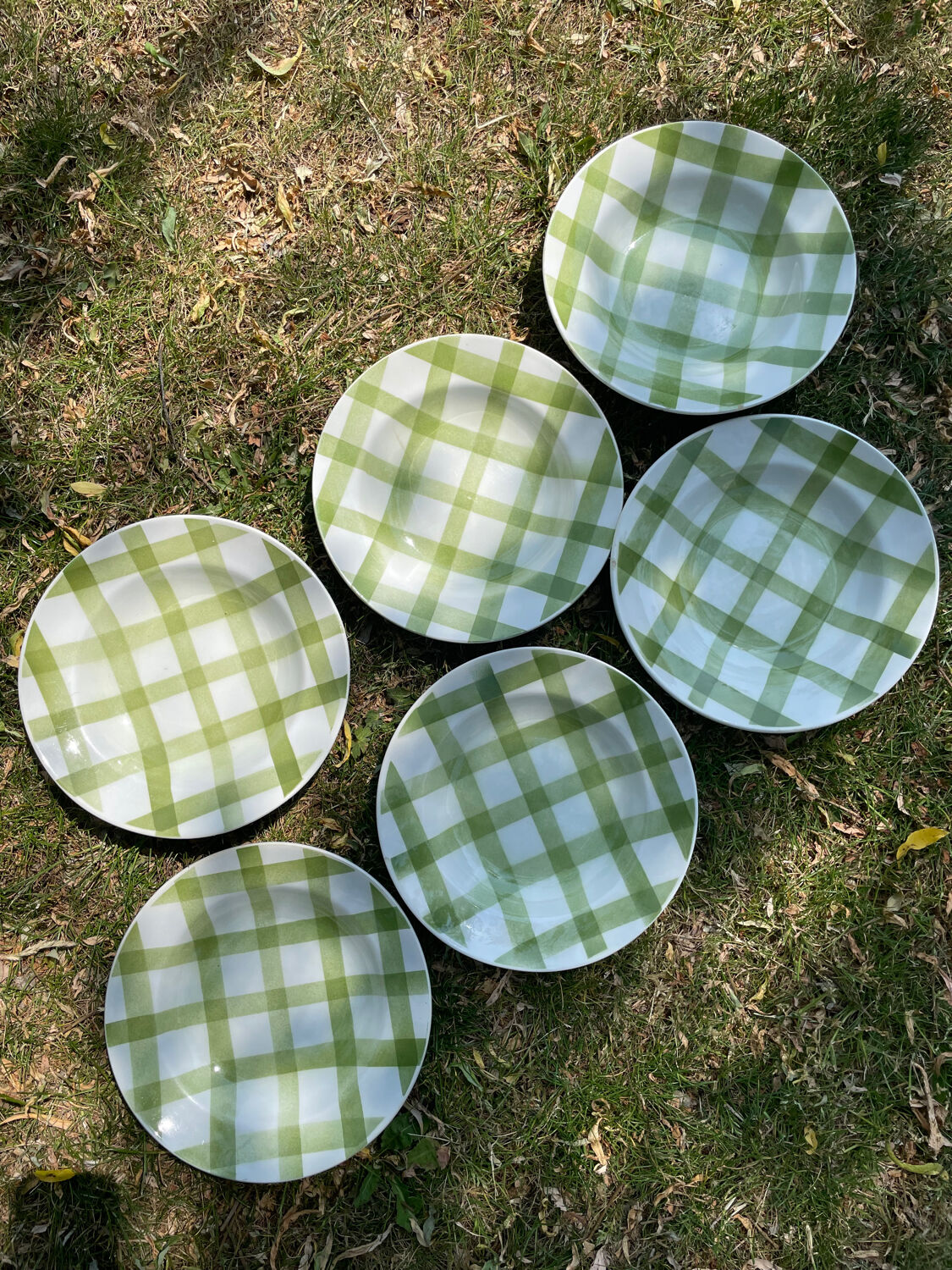 6 assiettes creuses