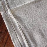 Antique French linen sheet – 19th century hand-woven hemp fabric (250×200 cm)