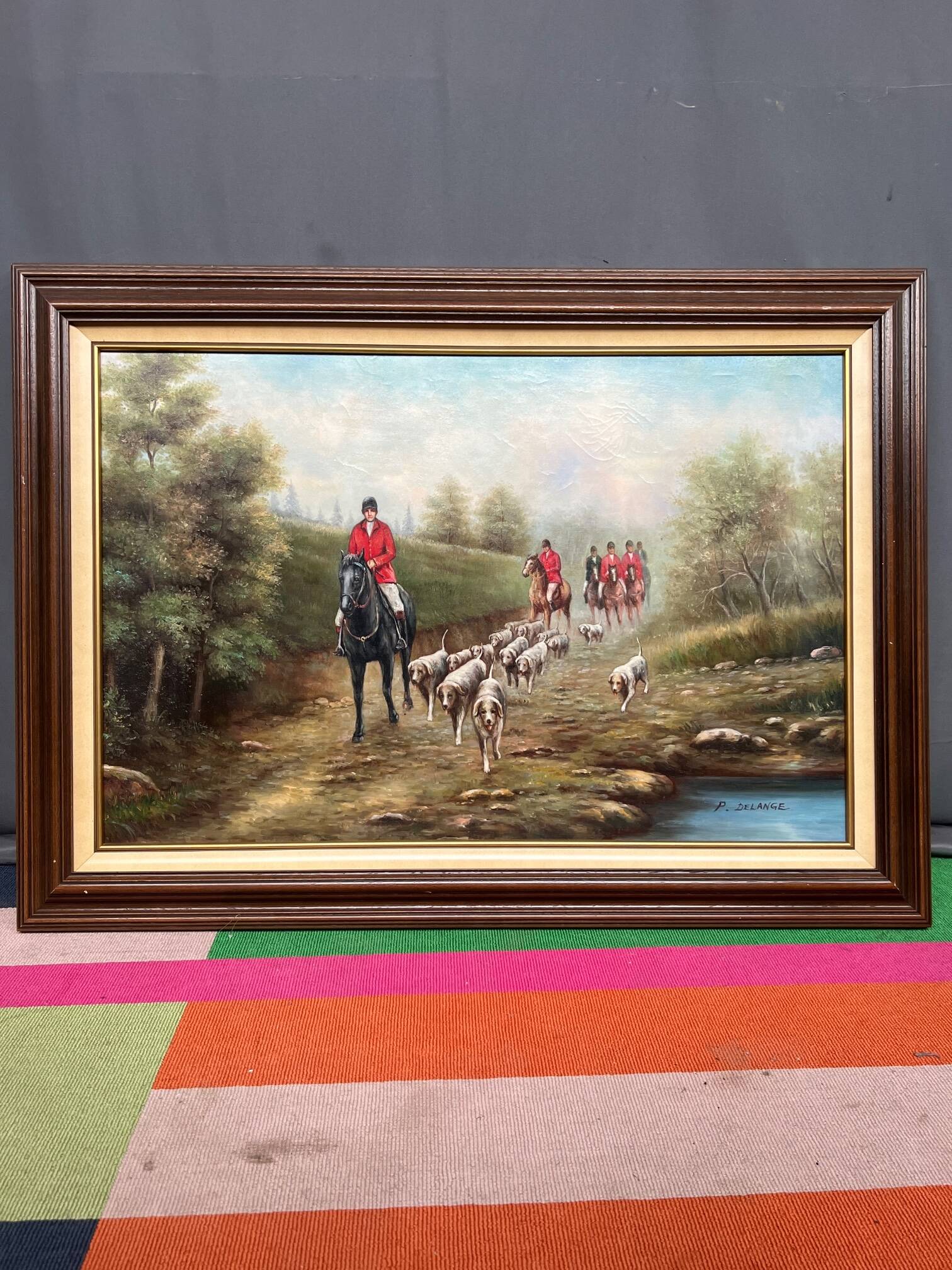 P. Delange “Fox hunting”.