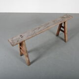 1950s Rustic wooden bench