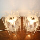 Paire de lampes de table en plastique, années 1960