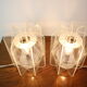 Paire de lampes de table en plastique, années 1960