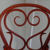 Coubated wooden chair