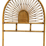 Set of 3 rattan headboards, France 60s