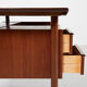 Midcentury Danish desk in teak 1960s - with 2 drawers