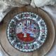 Ancient Chinese plate from the Qing Qianlong dynasty hand painted