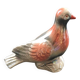 Antique bird in pearly ceramic