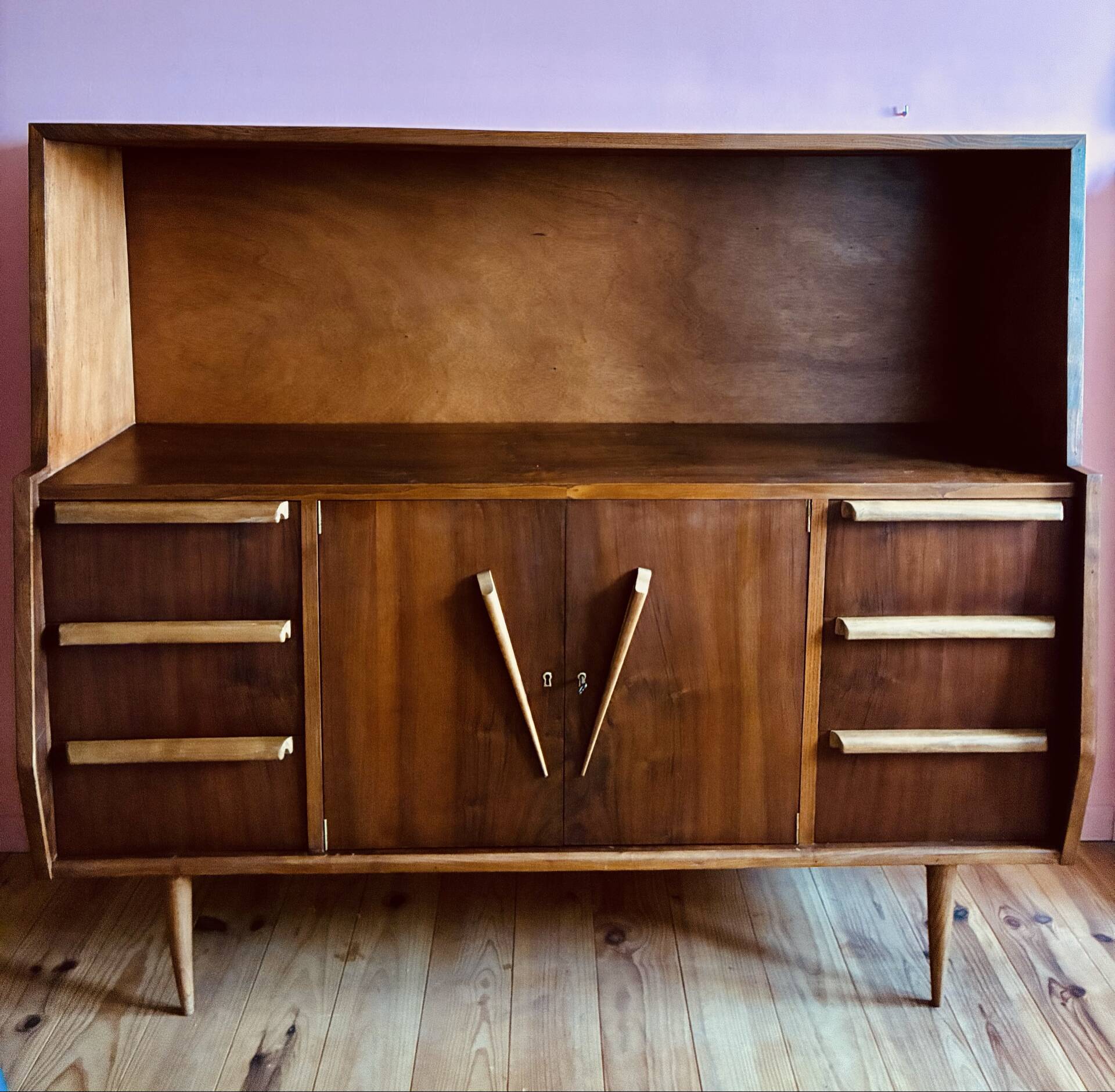 Enfilade Haute Vintage Scandinave - Mid Century