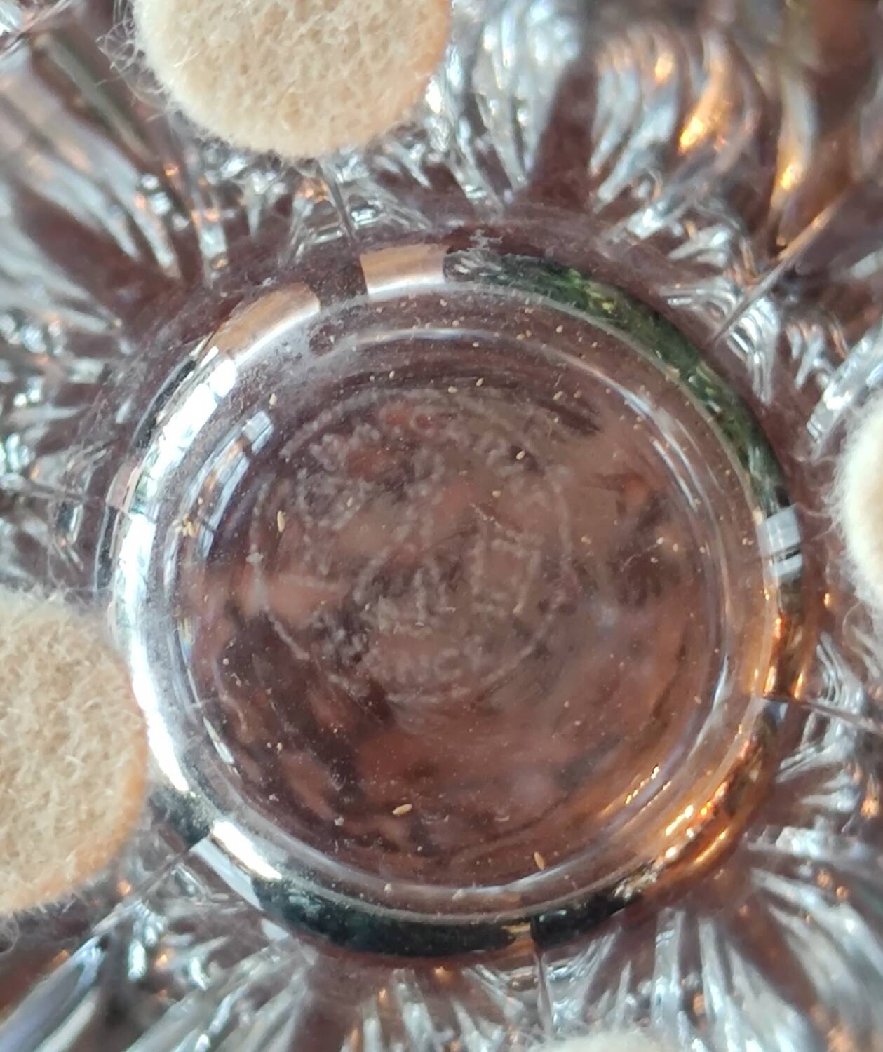 Old small Baccarat crystal vase