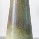 Pichet / Soliflore vintage en céramique flammée – Vert olive & Brun (A