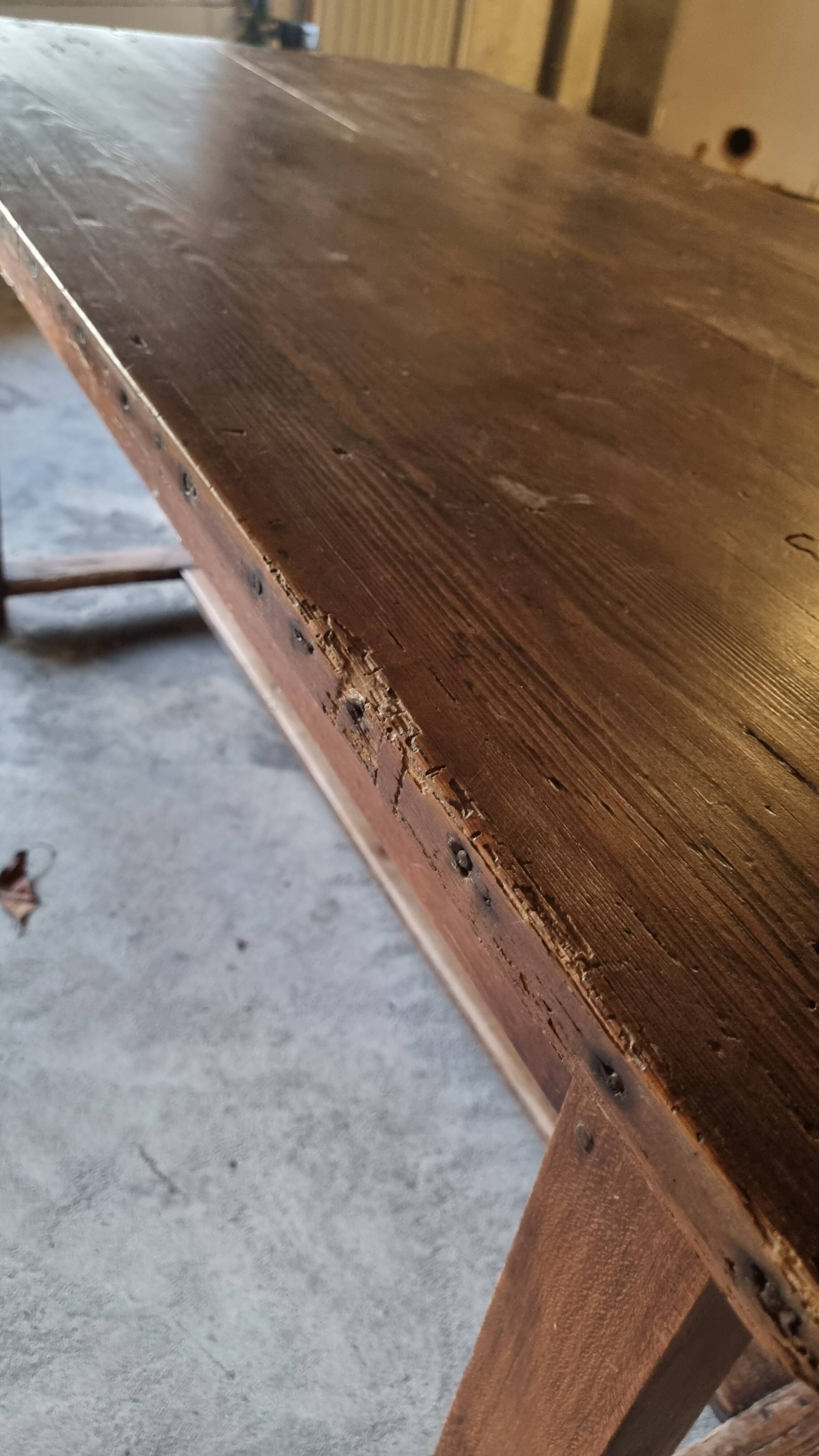 Vintage farm table