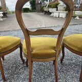 4 chaises style Louis Philippe en noyer