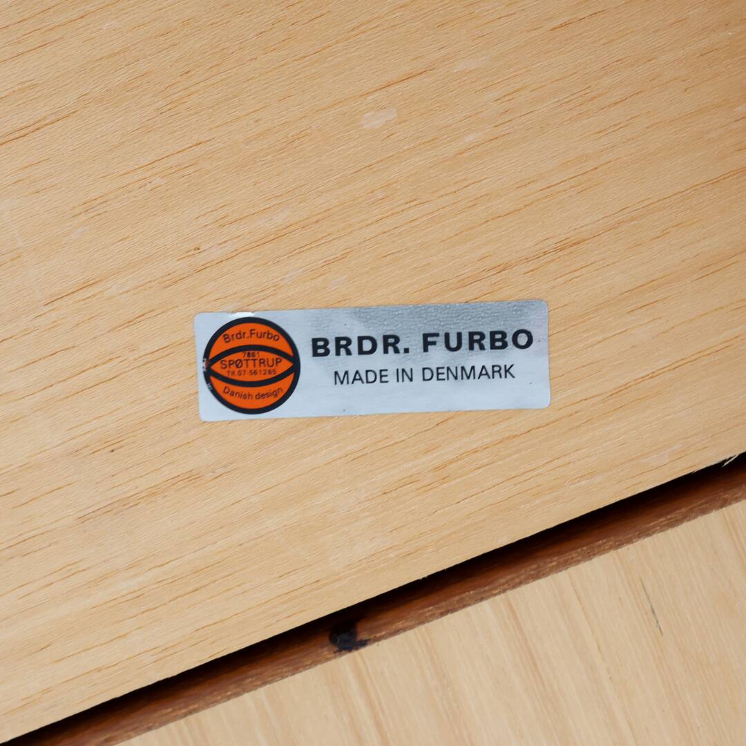 Table à manger extensible en teck danoise par brdr furbo années 1960