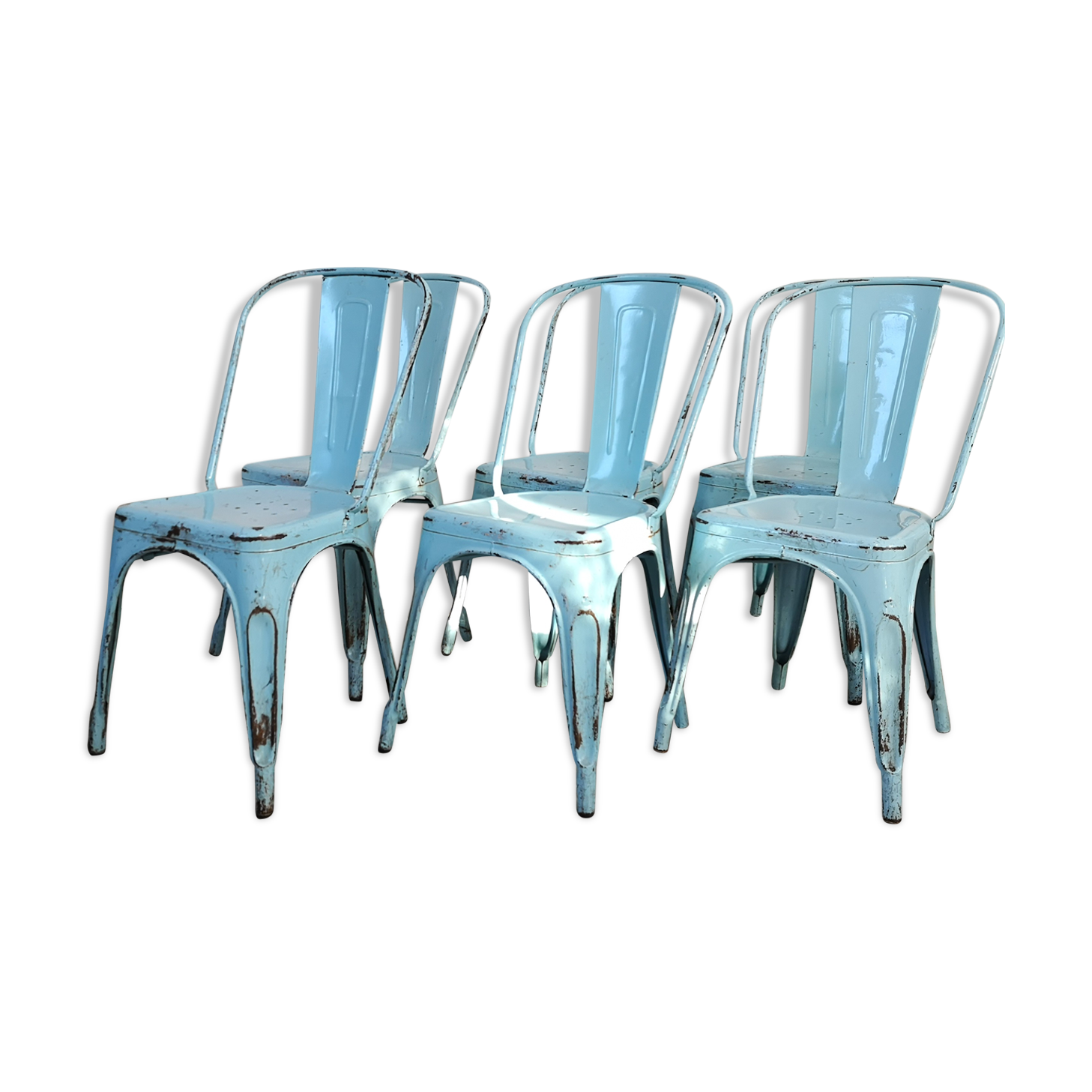 6 Tolix chairs