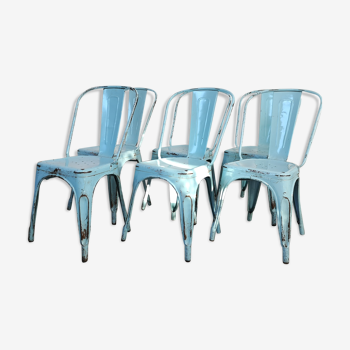 6 chaises Tolix